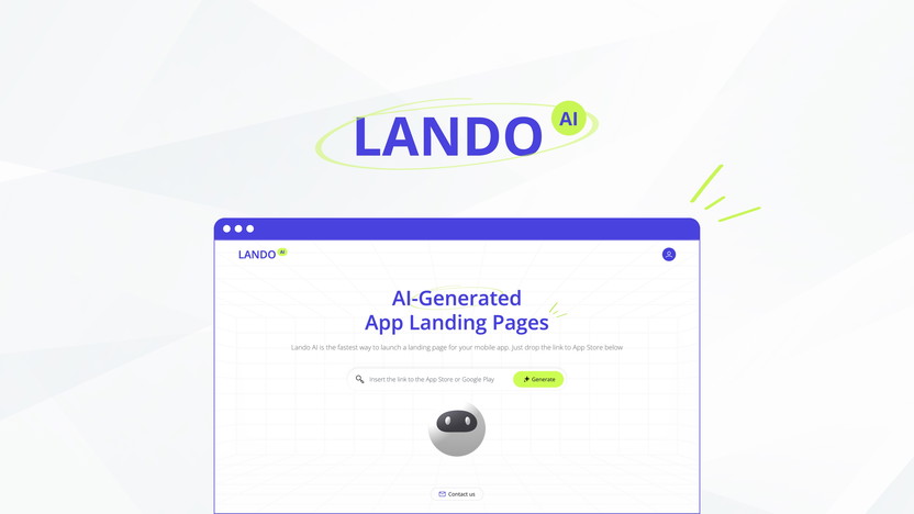 Lando - AI for Beautiful Landing Pages