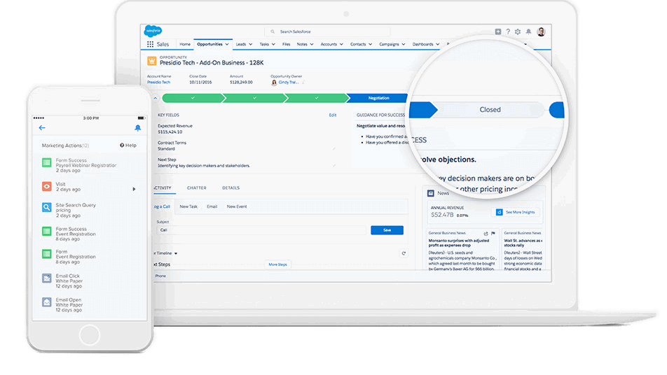 Automate the entire sales process on Salesforce