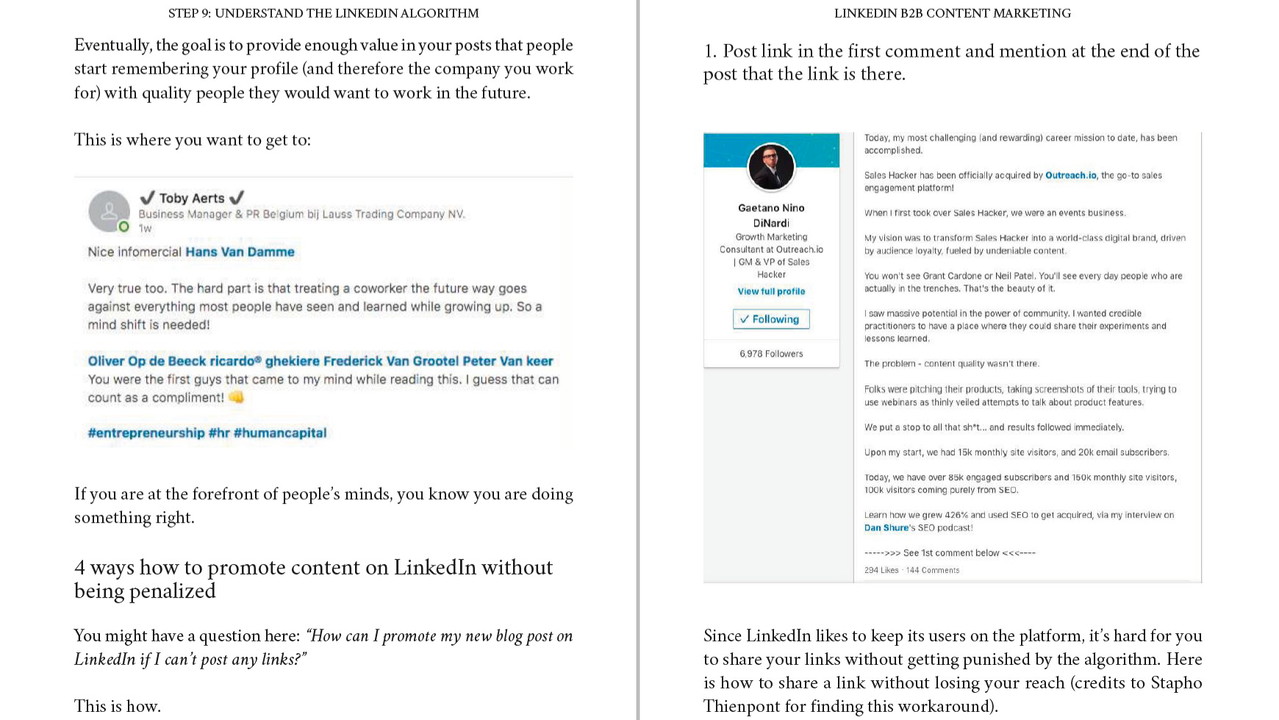 B2B LinkedIn Content Marketing