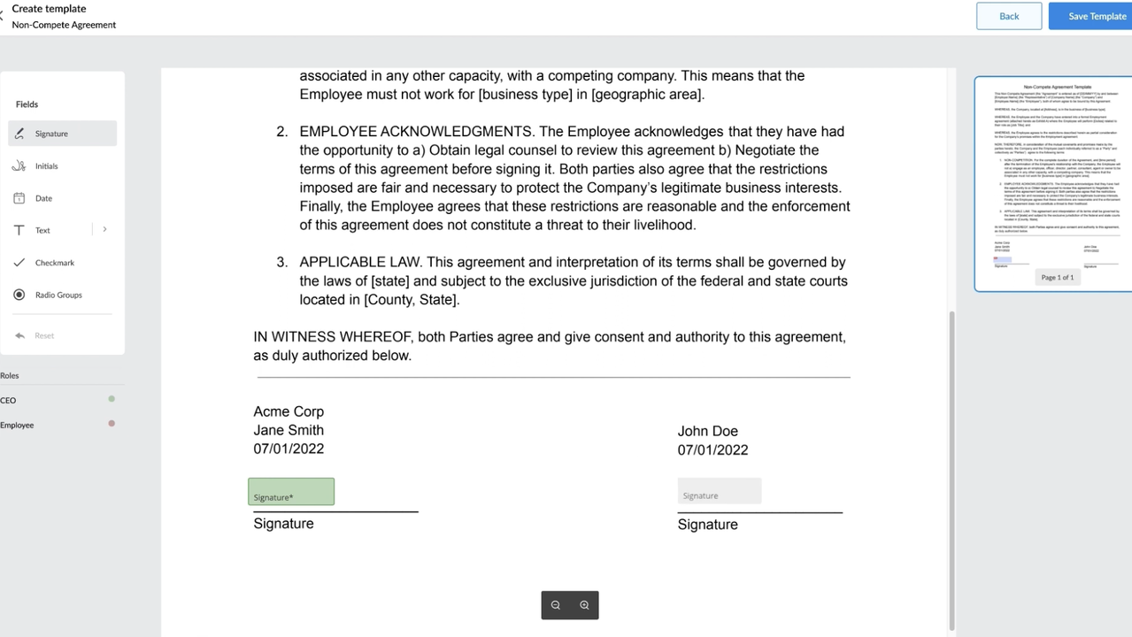 Track the status of your documents with SignRequest