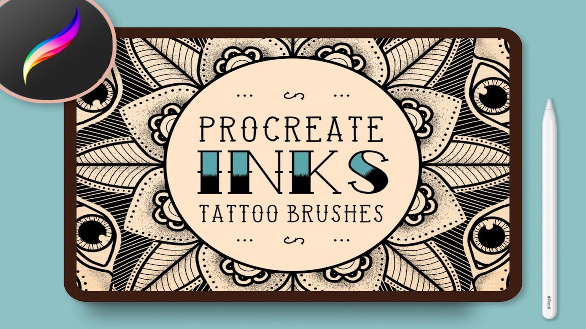 AppSumo Deal for Procreate Inks Tattoo Brushes Bundle