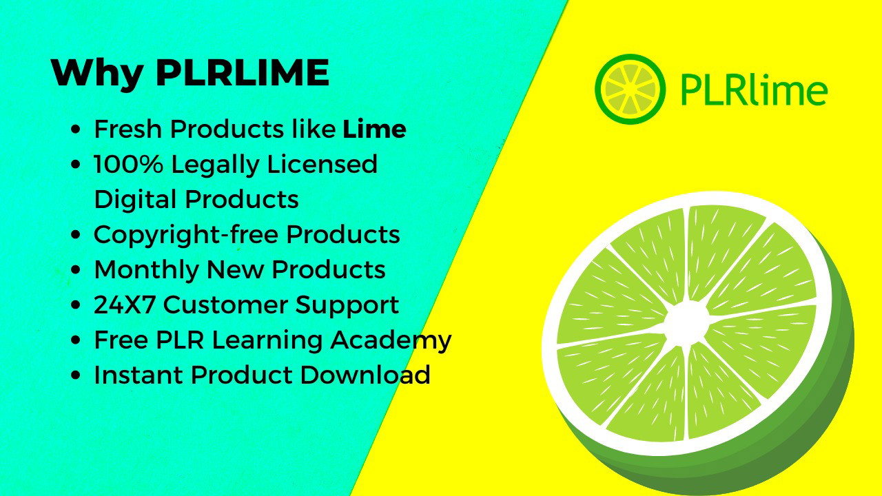 PLRLIME- Digital Products With Resell Rights