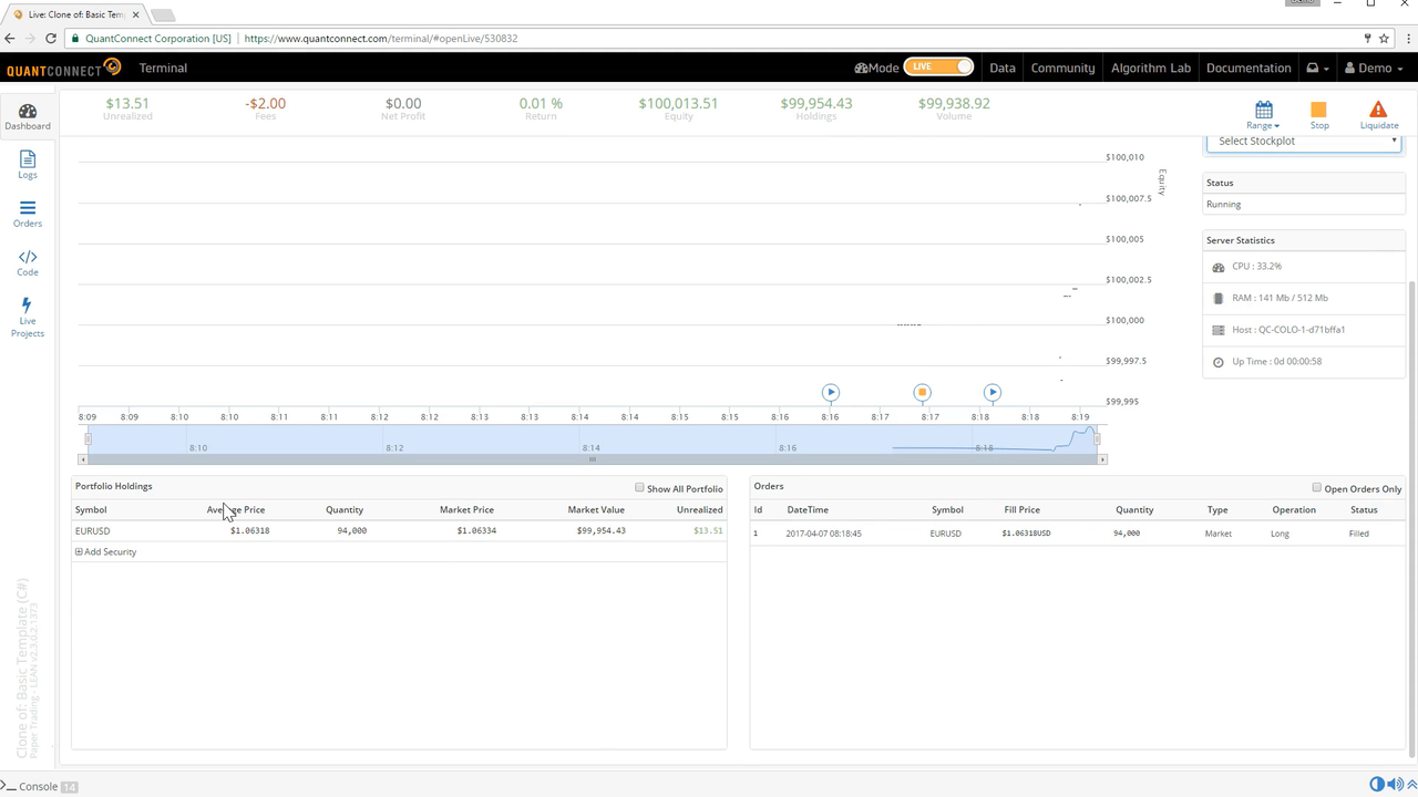 Build data points for strategy