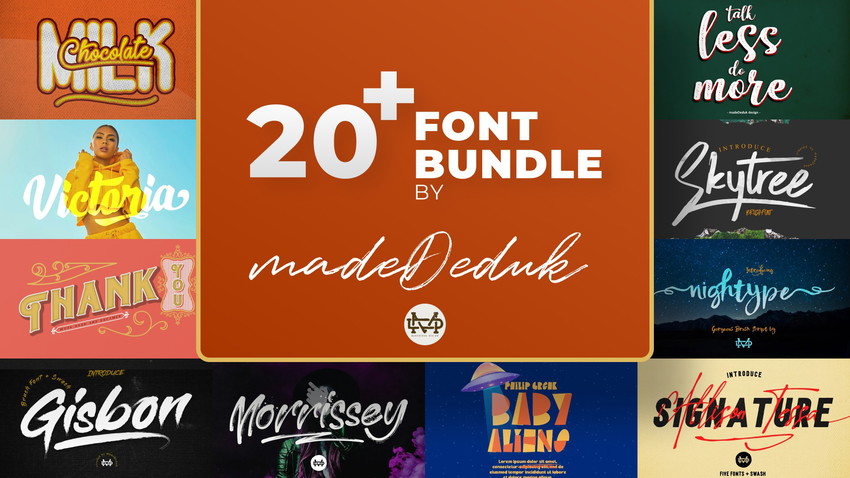 Madededuk 20+ Font Bundle