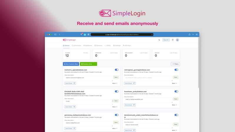 SimpleLogin Lifetime