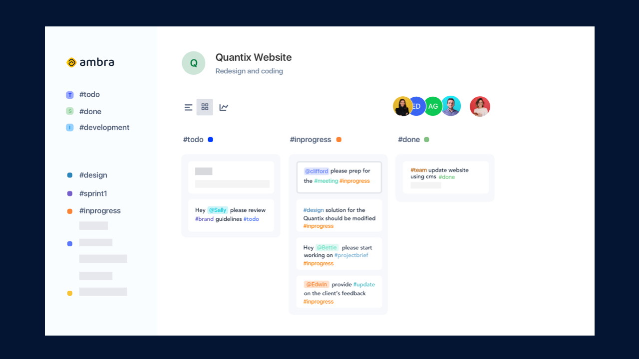Ambra- Superhuman for task management