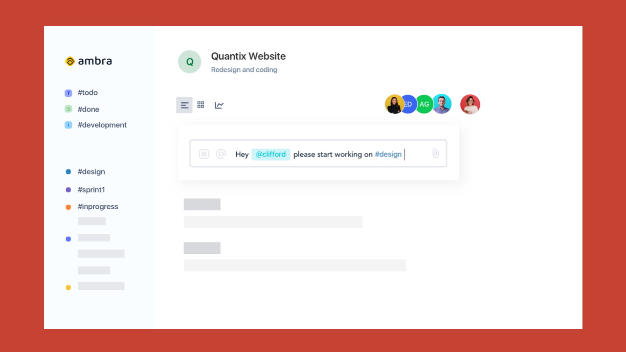 Ambra- Superhuman for task management