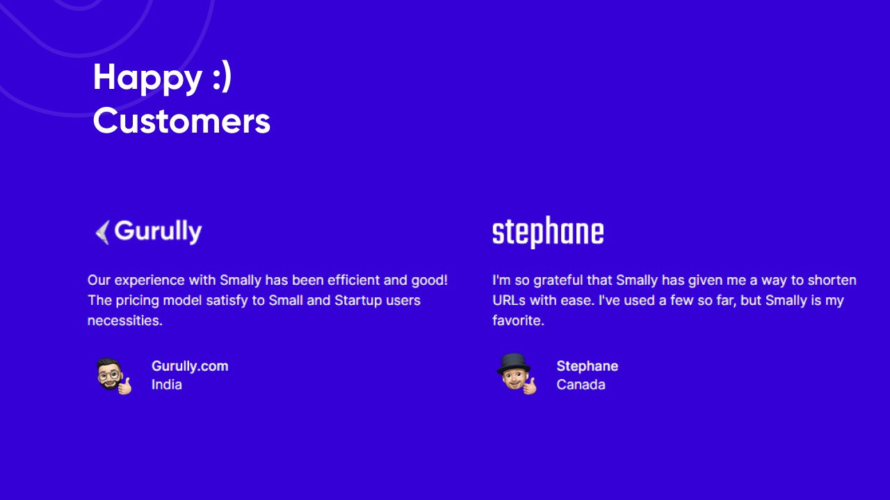 Smally Link | Link Management Tool | Link Shortener