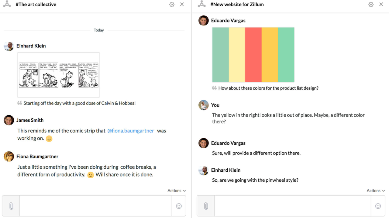 Zoho Connect Channels