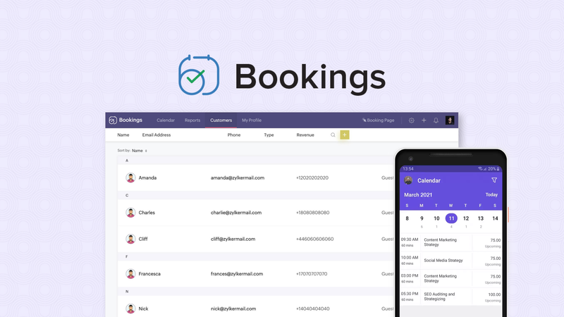 Zoho Booking