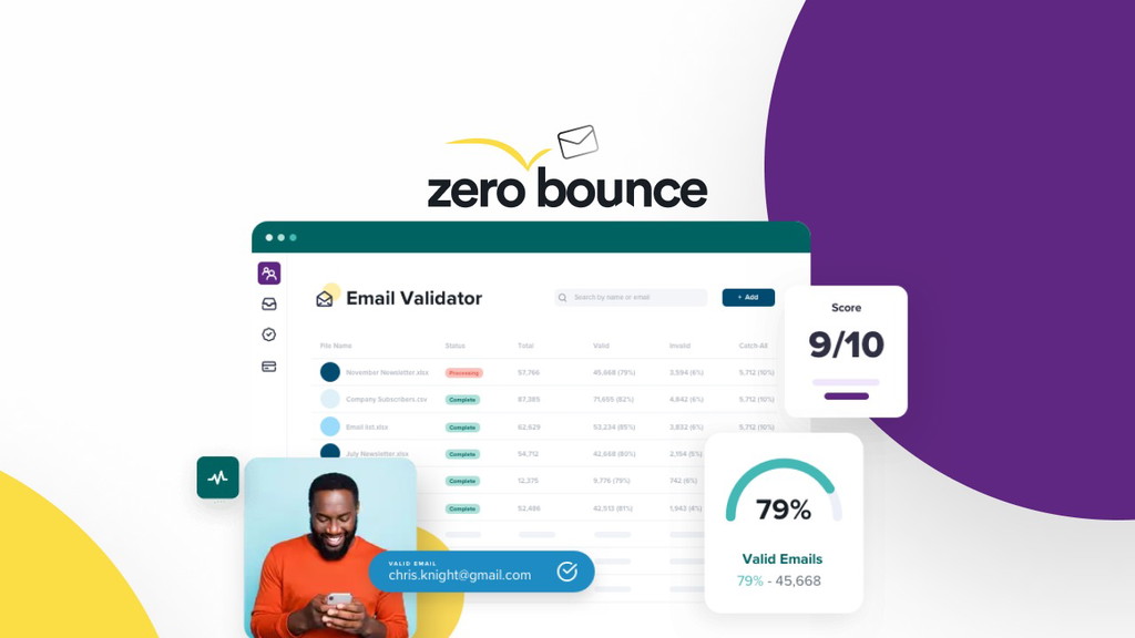 ZeroBounce Email Verification- Email marketing tool with lifetime deal