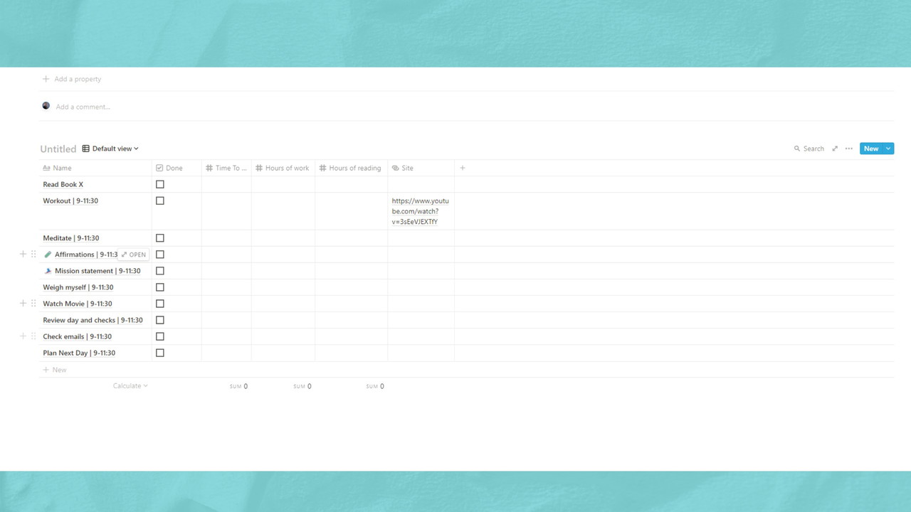 Notion habit tracker template + budget tracker template