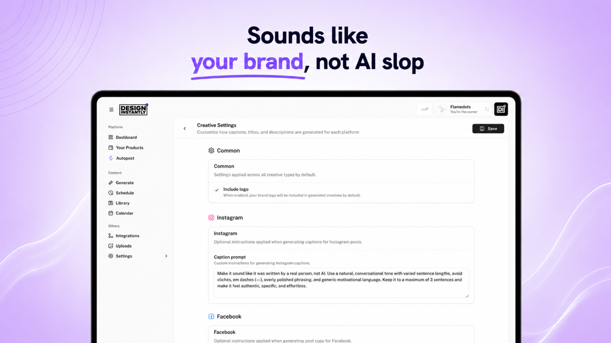 Content that sounds like you