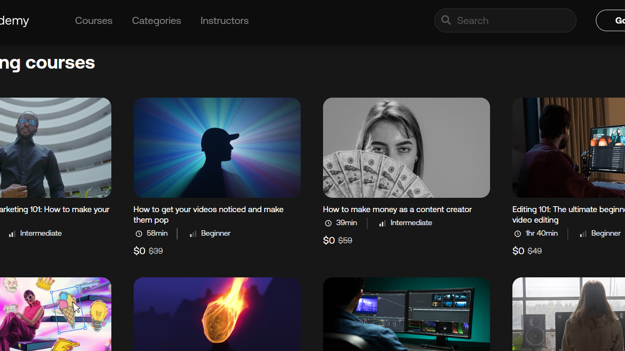 Learn from top creators and improve your video-making skills