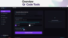 Mrdqr advanced dynamic QR code builder dashboard showcasing style customization and vector export settings. thumbnail