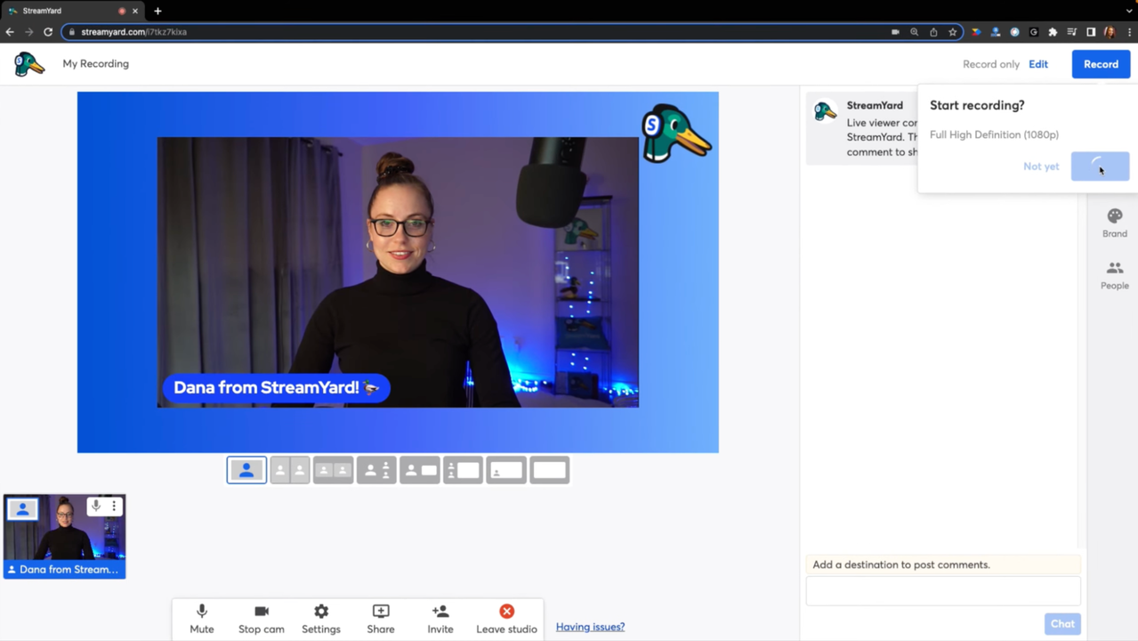 Record-only stream