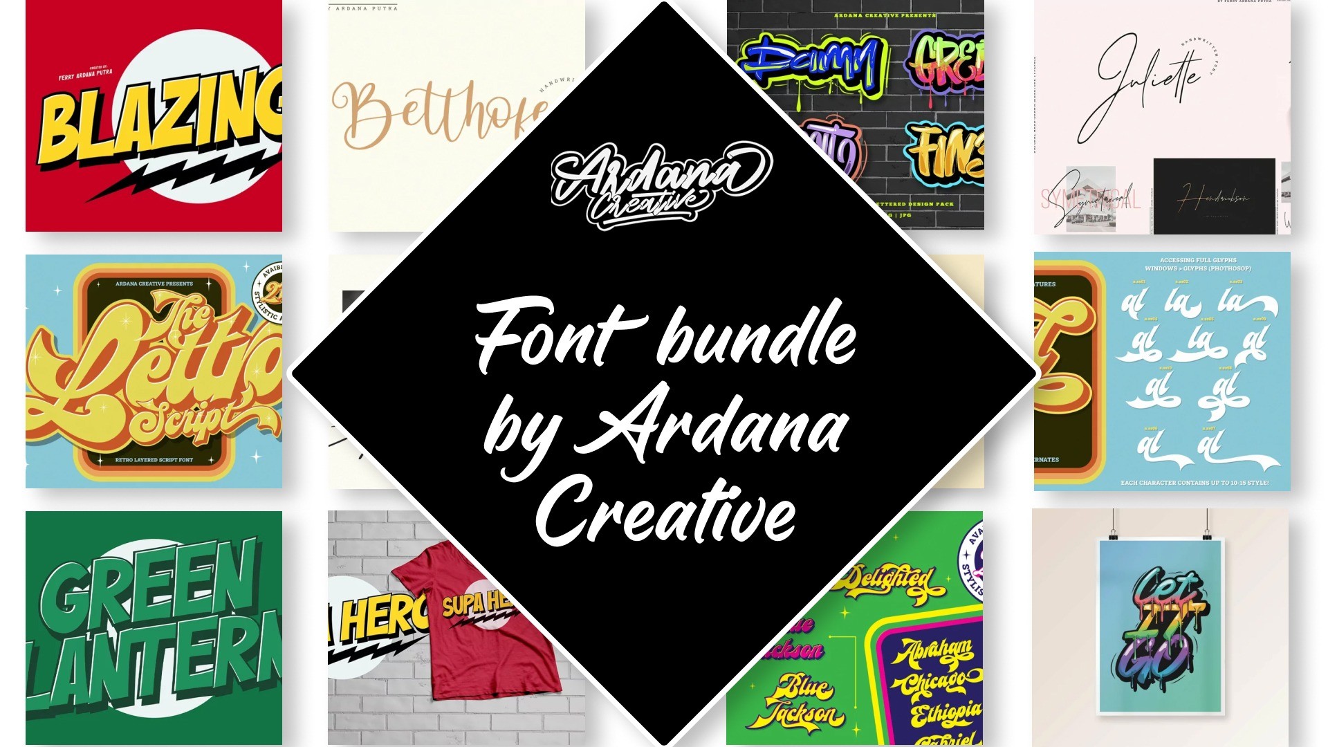 Font bundle by Ardana Creative