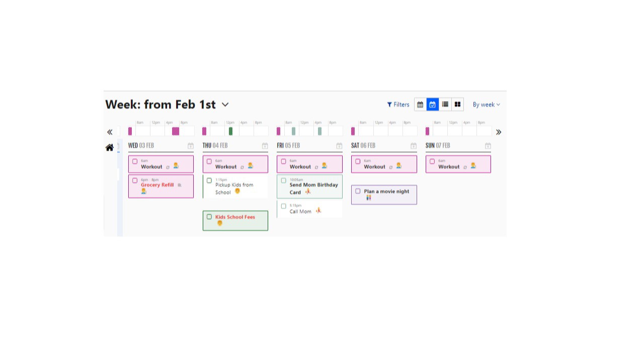 Week Plan