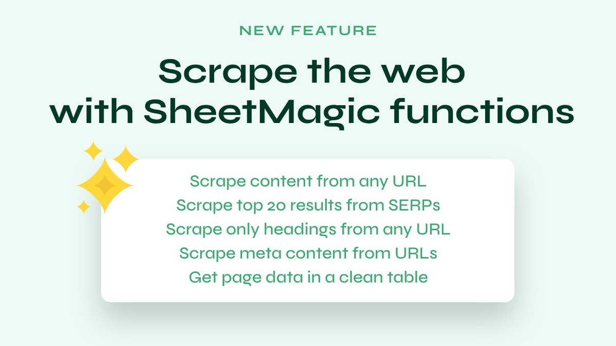 Scrape web pages & search engines to get information from live URLs!