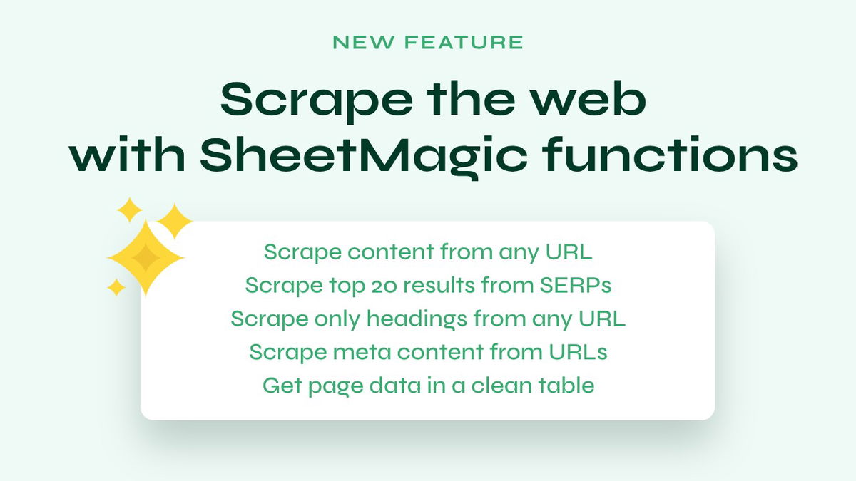 Scrape web pages & search engines to get information from live URLs!
