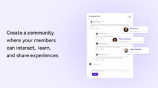 Host a community of like-minded people, directly on your platform. thumbnail