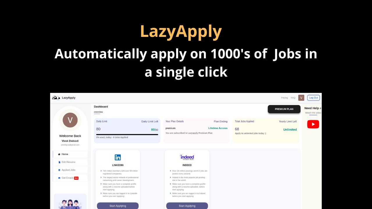 Linkedin Automation - LazyApply