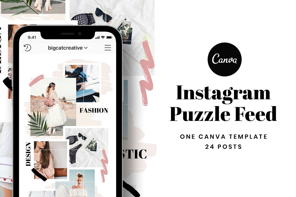 AppSumo Deal for Instagram Puzzle Feed Template - 1