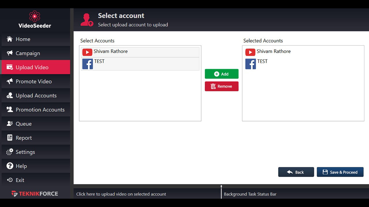 Videoseeder - Auto upload & auto share your video on multiple platforms