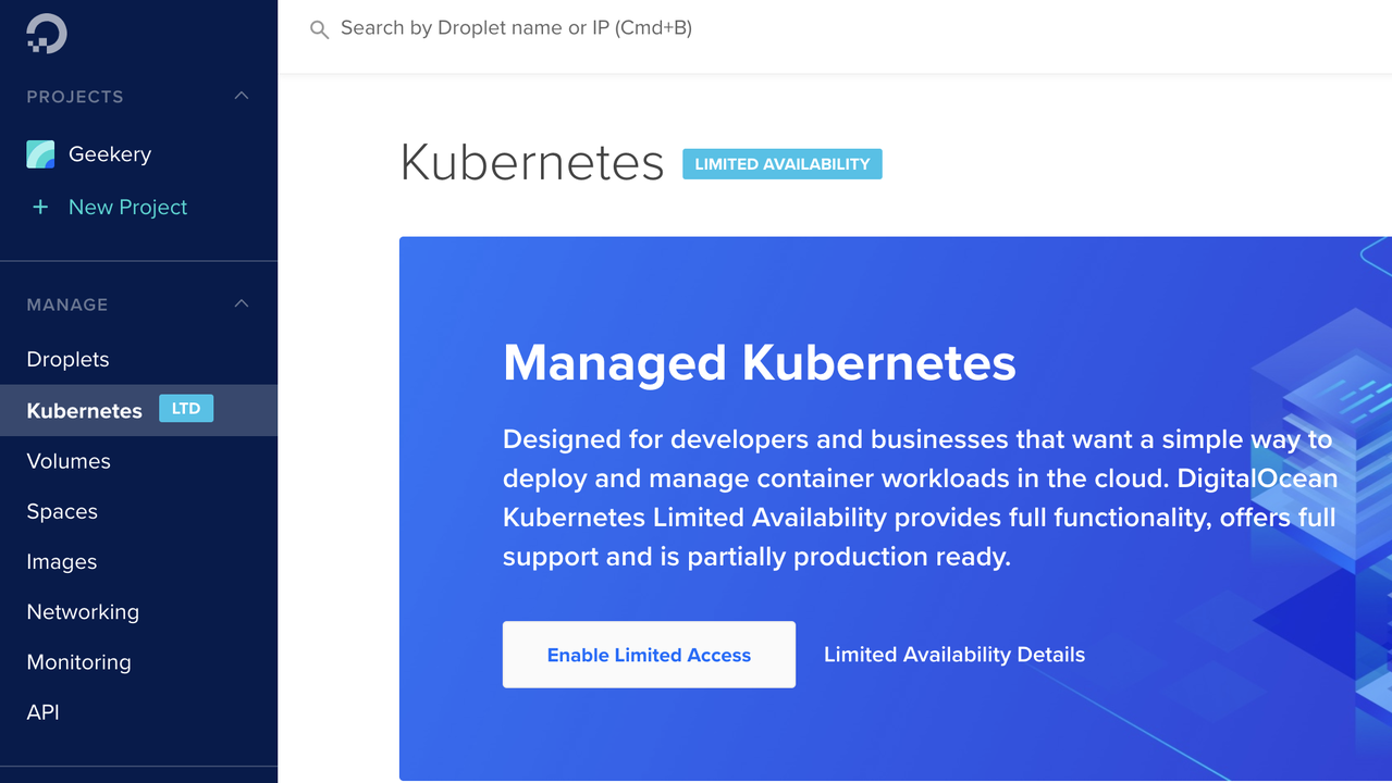 Managed Kubernetes on DigitalOcean