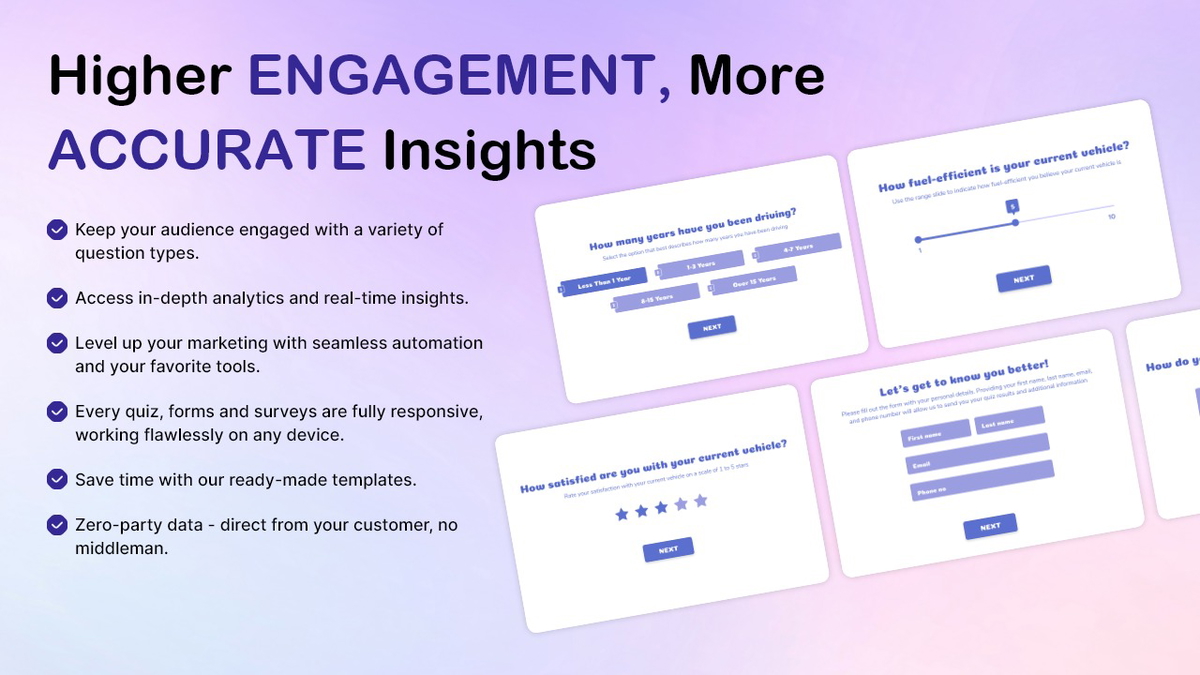 Boost engagement & insights