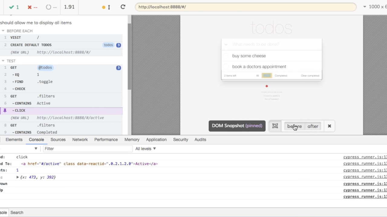 Receive helpful debugging outputs