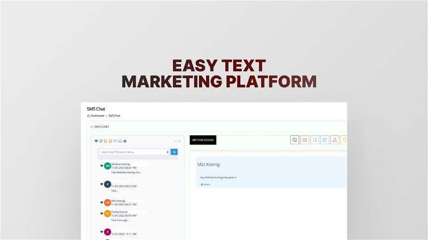 Easy Text Marketing Agency Platform