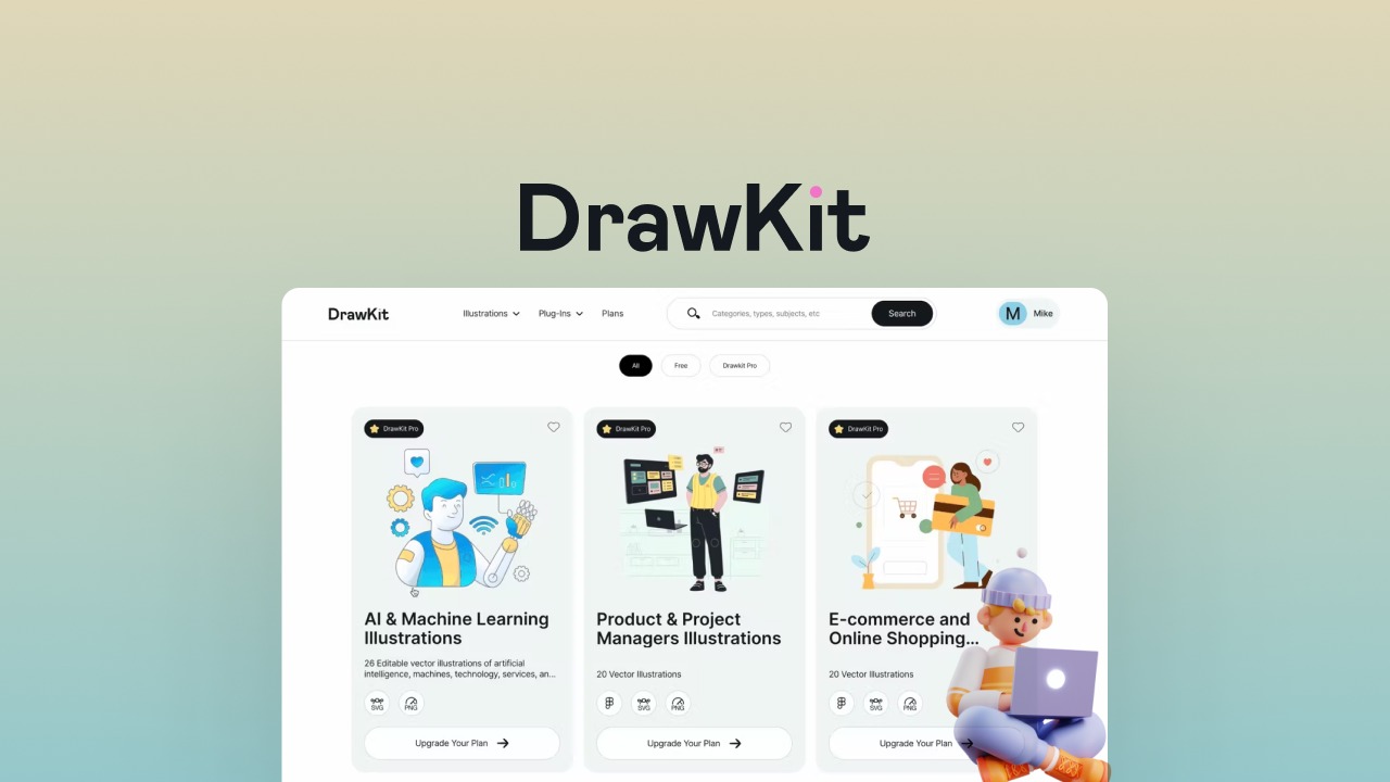 Playful Avatar Creator - DrawKit