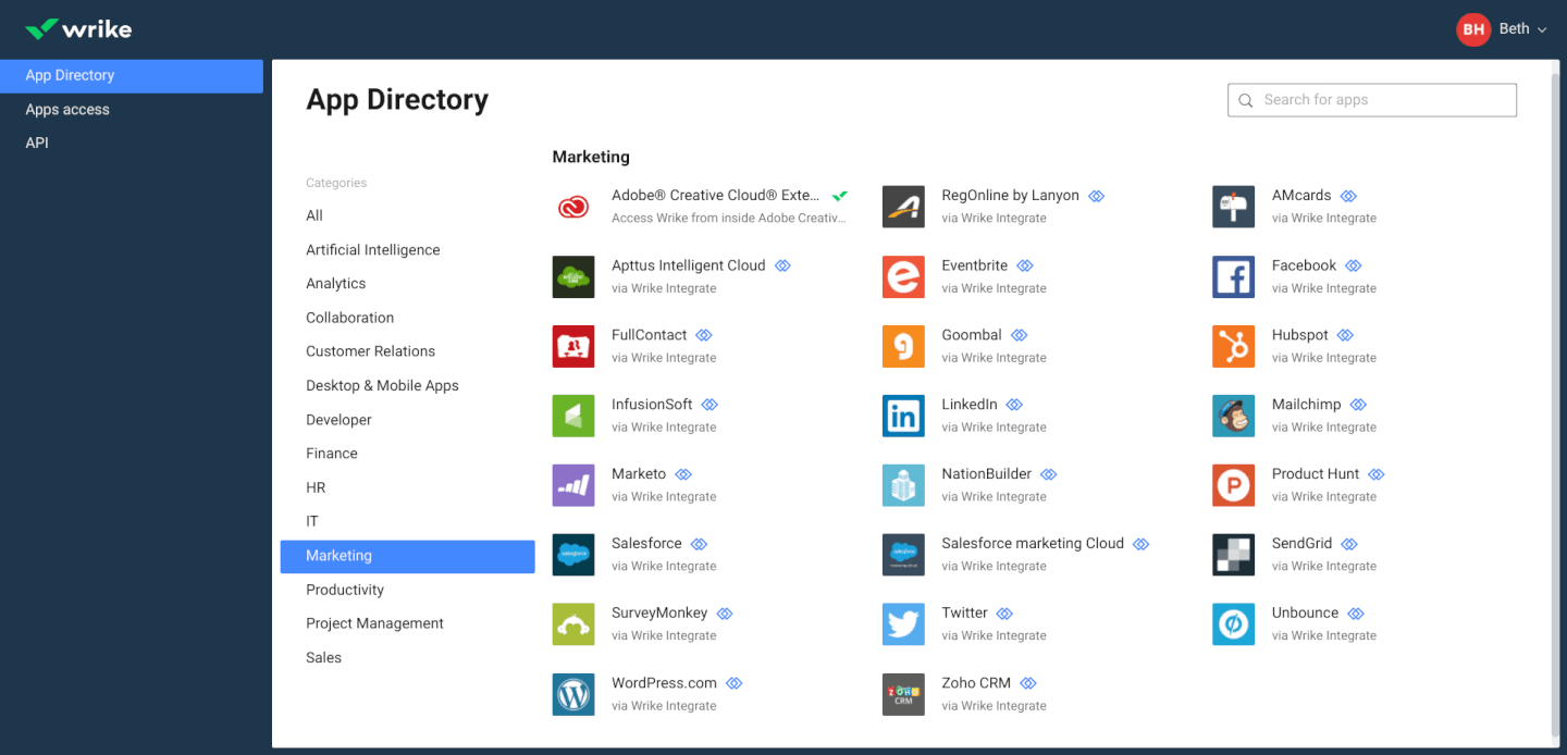 App directory