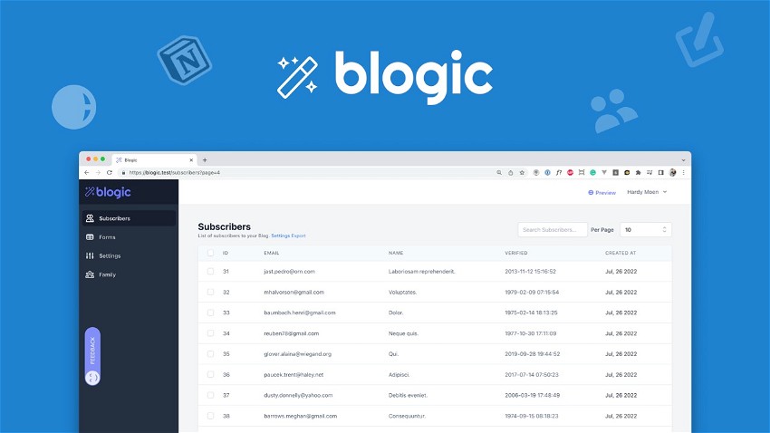 Blogic - No-Code Blog Builder for Notion Users