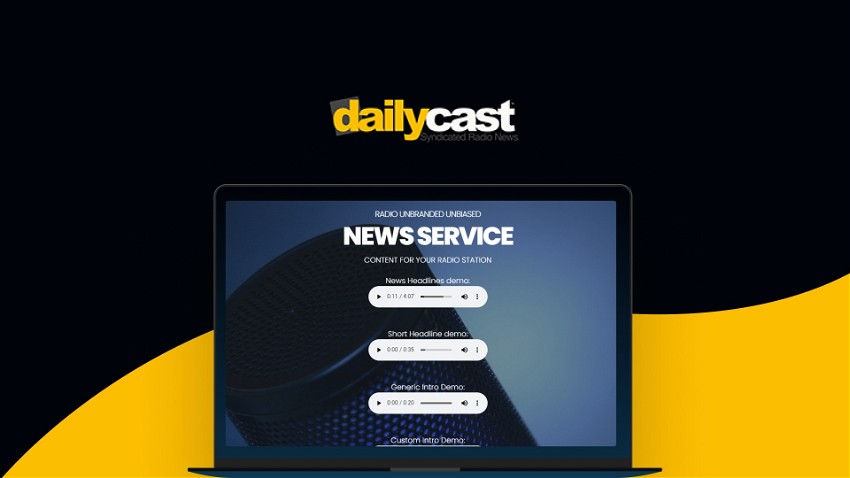 Dailycast News Content for Apps, Websites, Streaming Media
