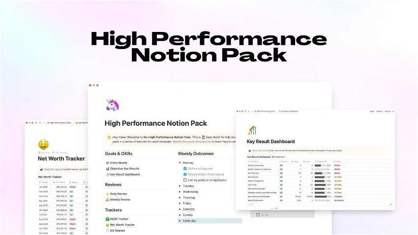 High Performance Notion Pack
