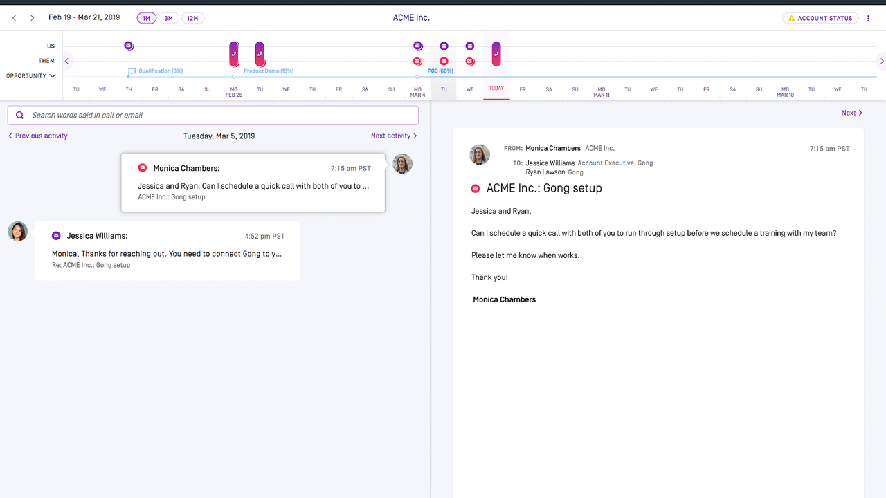 Deal intelligence for email conversations