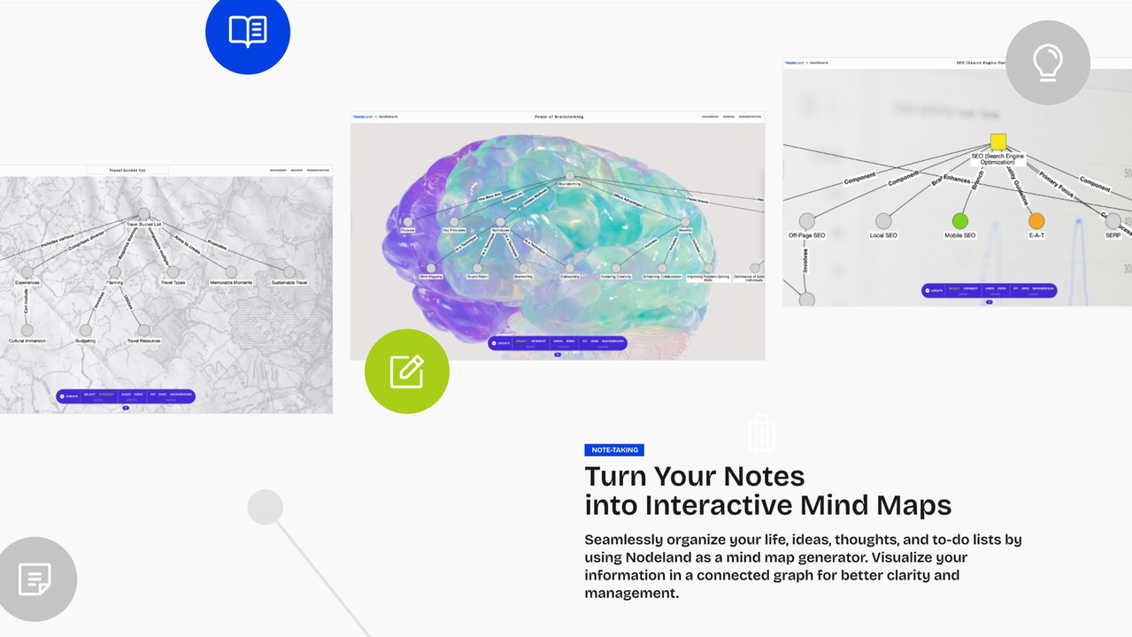 NodeLand Visual Mapping Interface