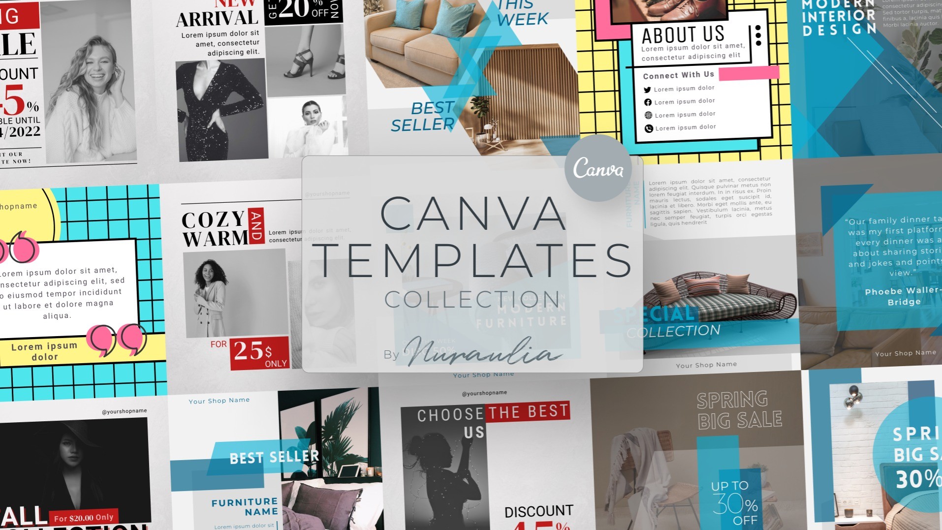 Canva Templates Collection by Nuraulia