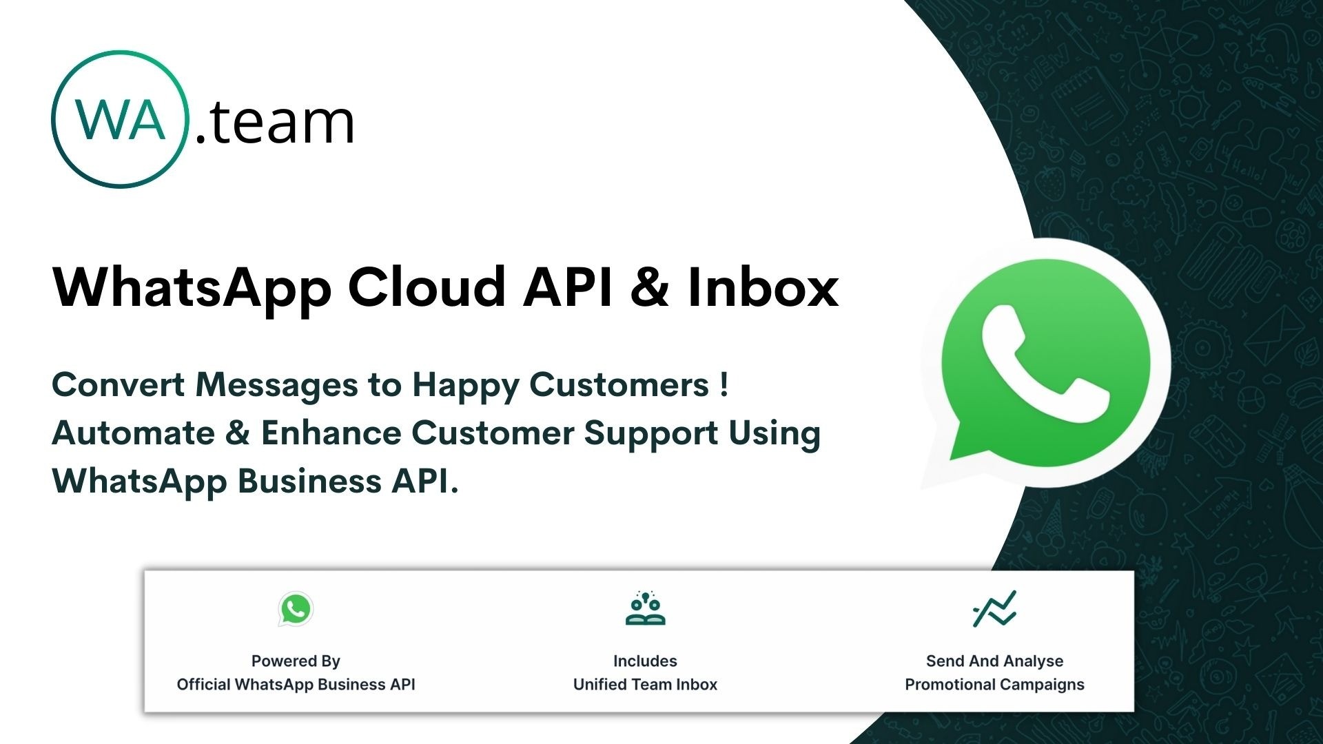 WhatsApp Cloud API and Team Inbox by WA.Team Lifetime Deal