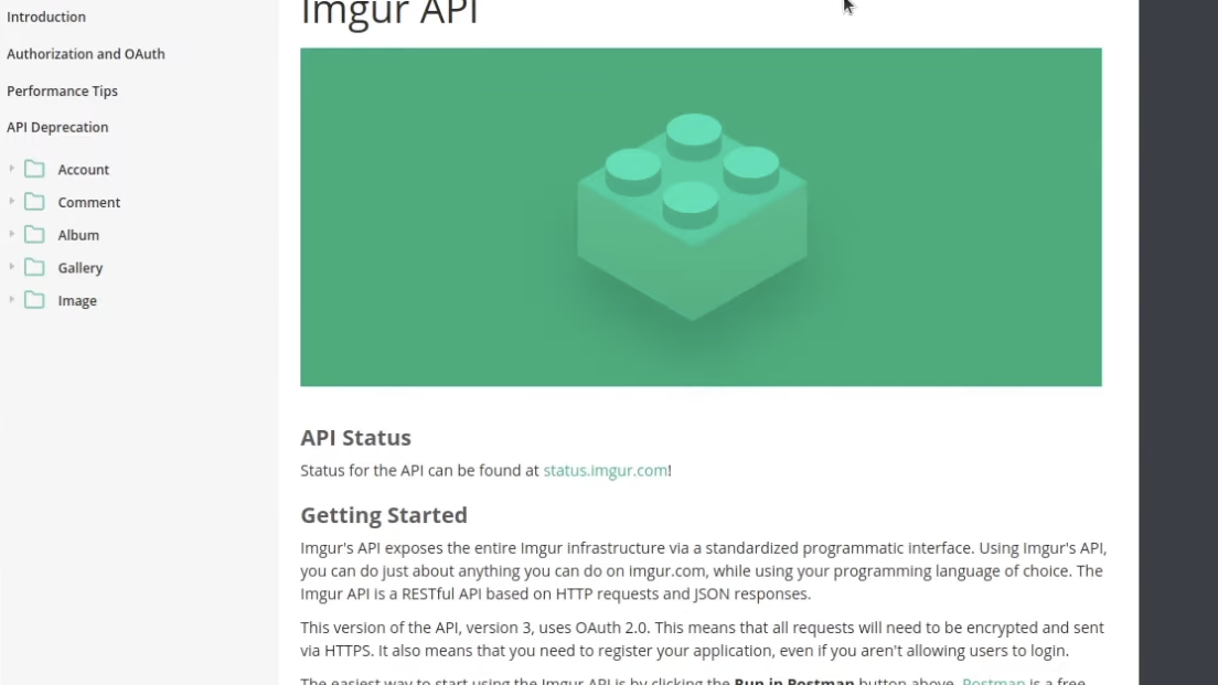 Imgur API