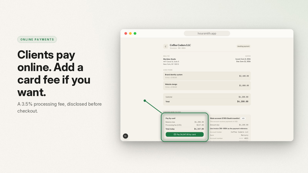Invoices on your own brand