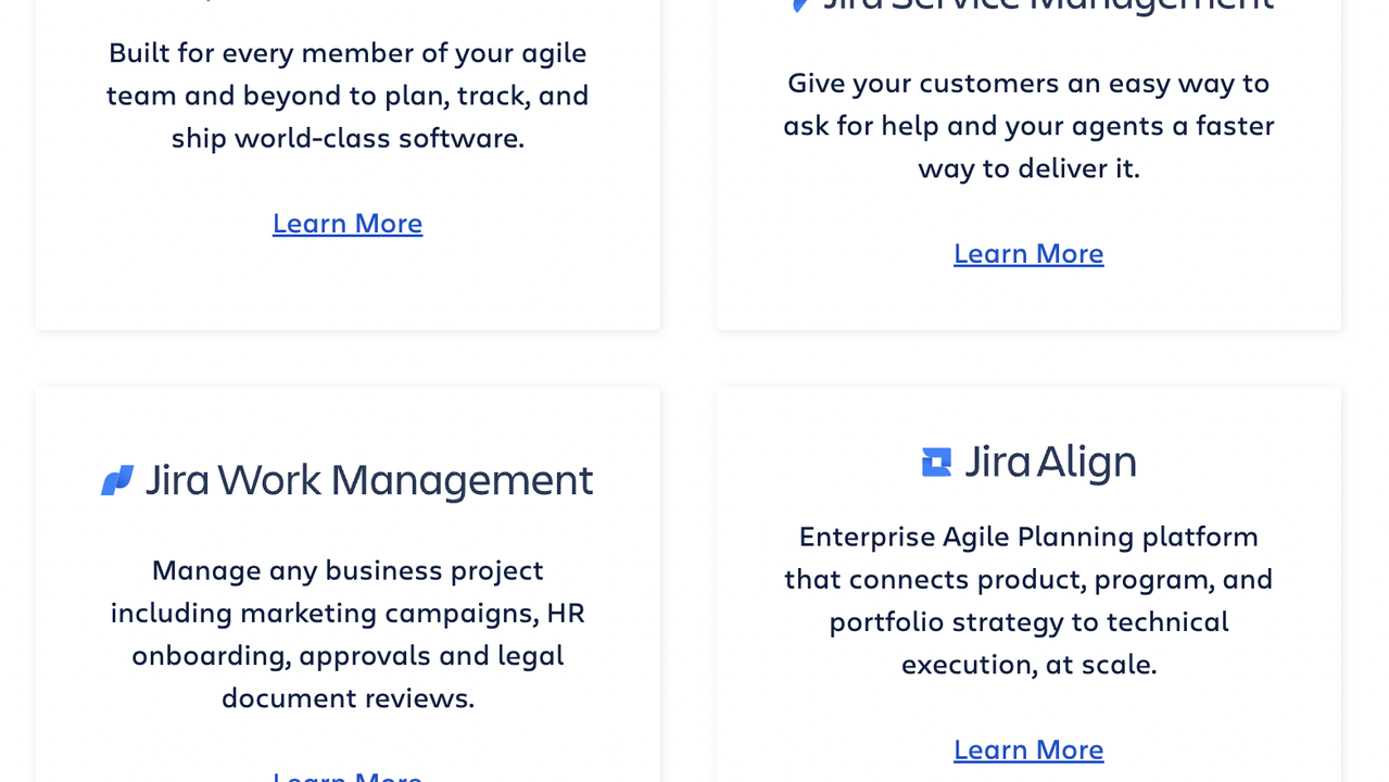 Jira products overview