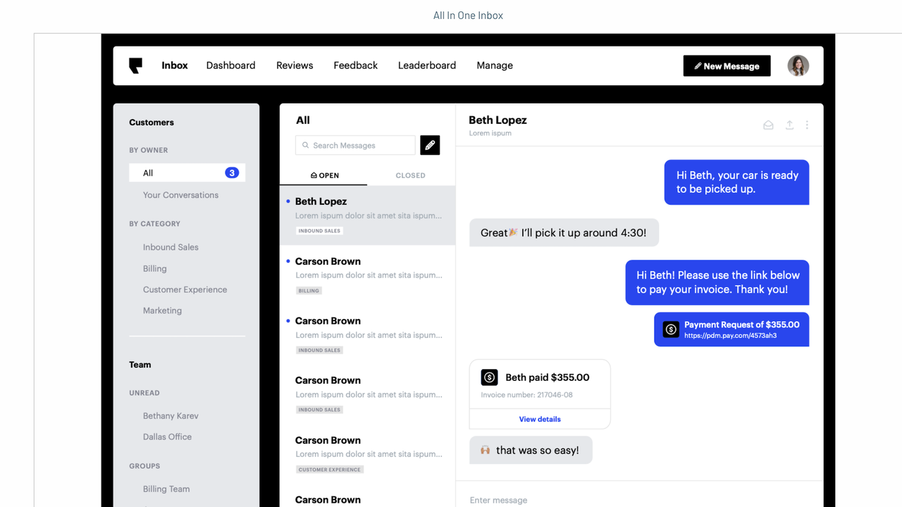 Manage & respond to reviews