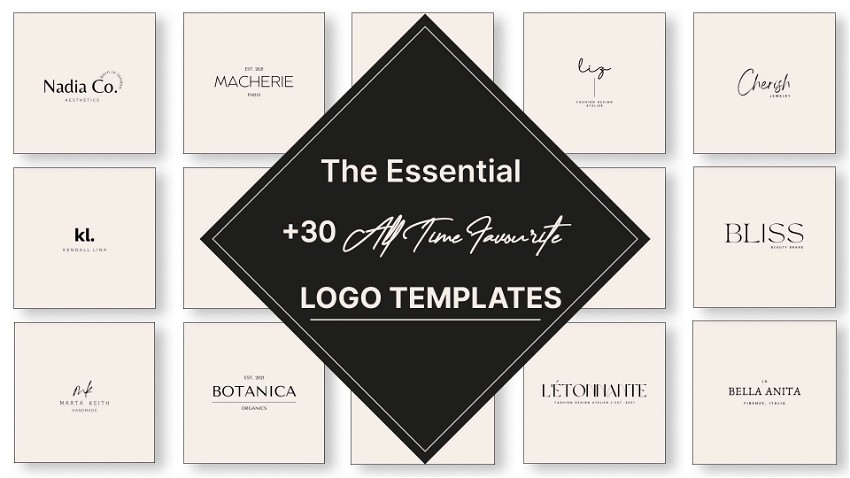 The Essentials: +30 All Time Favorites Logo Templates