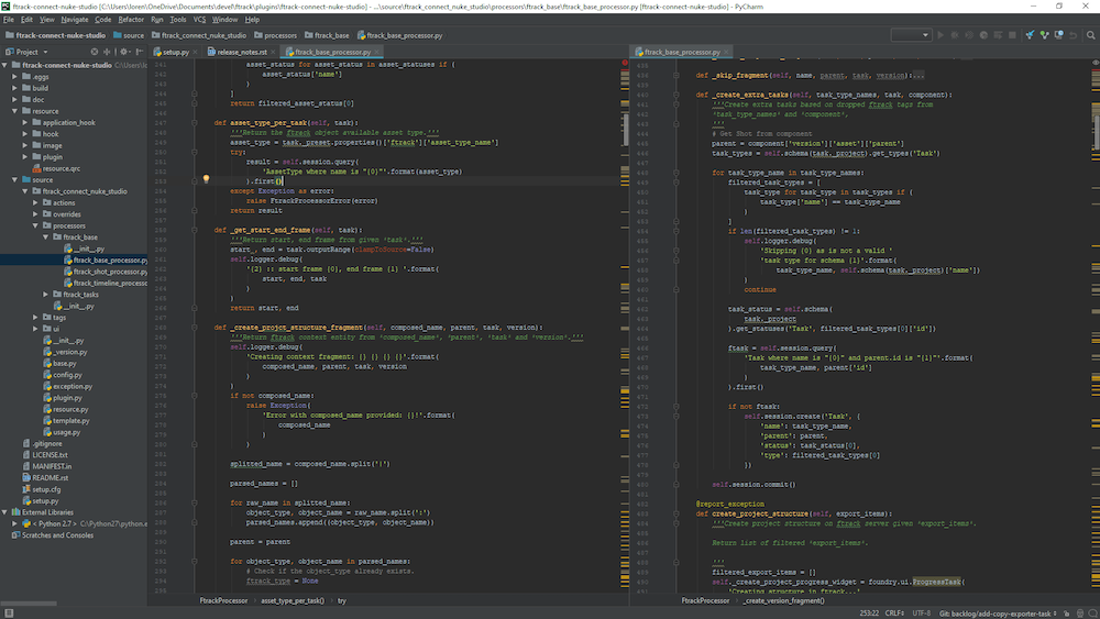 Ftrack pipeline development support