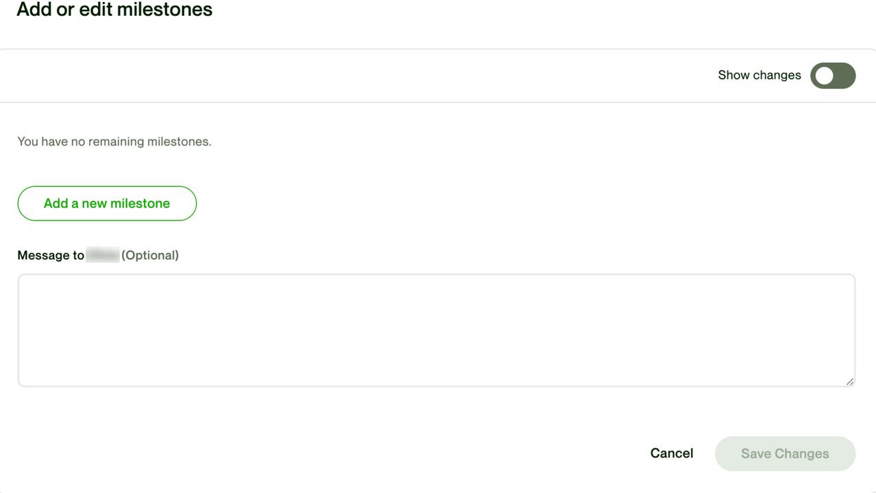 Add project milestones