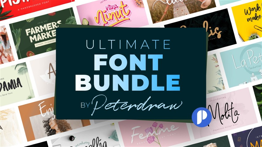 Ultimate Font Bundle by Peterdraw