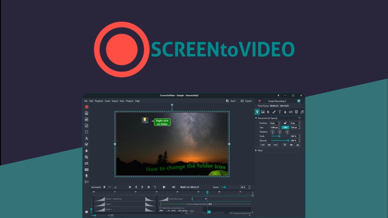 ScreenToVideo - Plus exclusive logo